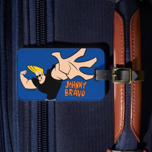 Johnny Bravo Iconic Pose Luggage Tag