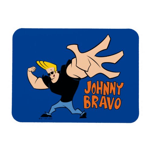 Johnny Bravo Iconic Pose Magnet