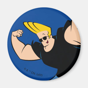 Johnny Bravo Iconic Pose Magnet