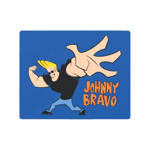Johnny Bravo Iconic Pose Metal Print