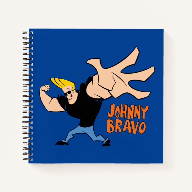 Johnny Bravo Iconic Pose Notebook (Front)