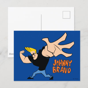 Johnny Bravo Iconic Pose Postcard