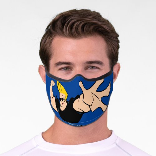 Johnny Bravo Iconic Pose Premium Face Mask