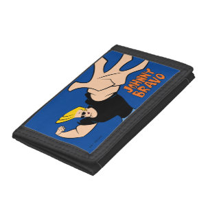 Johnny Bravo Iconic Pose Trifold Wallet