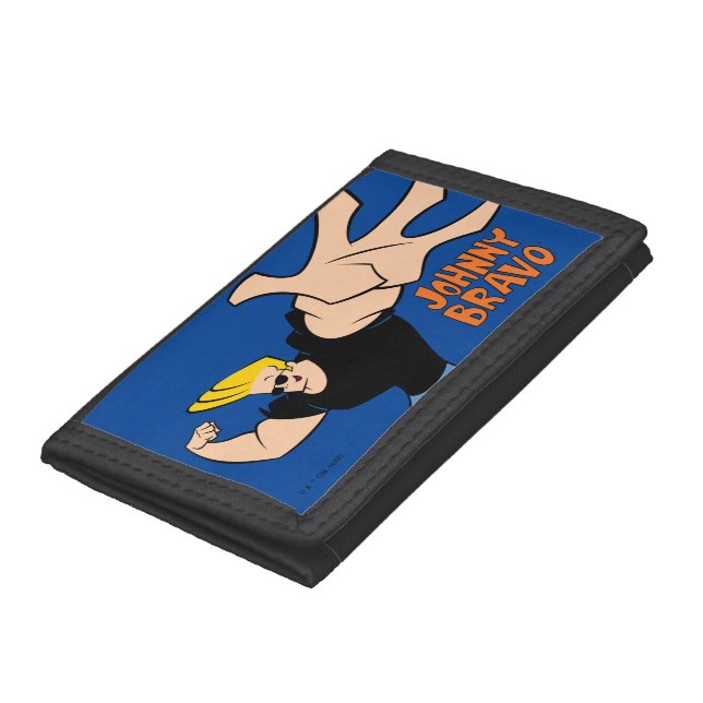 Johnny Bravo Iconic Pose Trifold Wallet (Bottom)