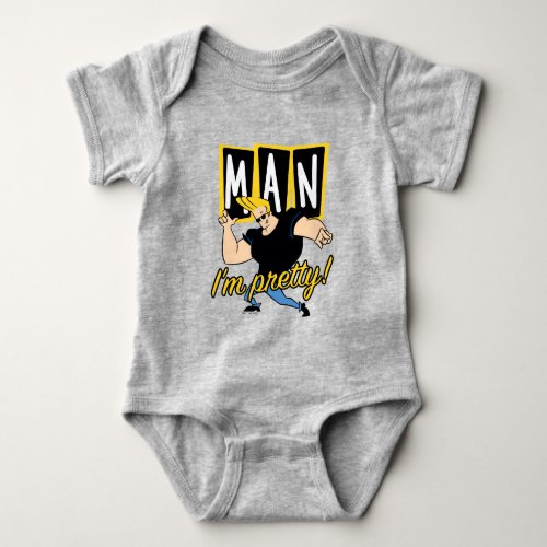 Johnny Bravo _ Man Im Pretty Baby Bodysuit