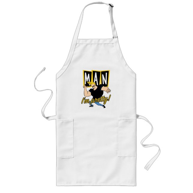 Johnny Bravo - Man I'm Pretty Long Apron (Front)