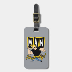 Johnny Bravo - Man I'm Pretty Luggage Tag