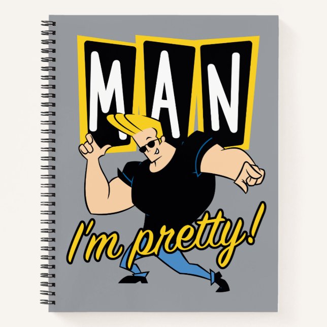Johnny Bravo - Man I'm Pretty Notebook (Front)