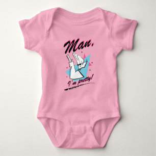 Johnny Bravo - Man I'm Pretty Retro Graphic Baby Bodysuit