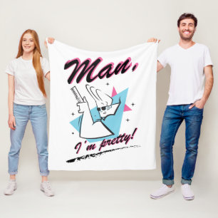 Johnny Bravo - Man I'm Pretty Retro Graphic Fleece Blanket