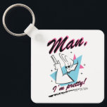 Johnny Bravo - Man I'm Pretty Retro Graphic Keychain<br><div class="desc">Check out this retro character graphic of Johnny Bravo that reads: "Man I'm Pretty!".</div>