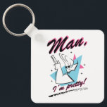 Johnny Bravo - Man I'm Pretty Retro Graphic Keychain<br><div class="desc">Check out this retro character graphic of Johnny Bravo that reads: "Man I'm Pretty!".</div>