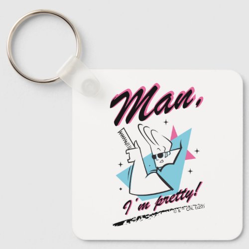 Johnny Bravo _ Man Im Pretty Retro Graphic Keychain
