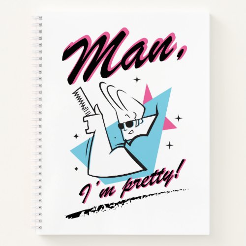Johnny Bravo _ Man Im Pretty Retro Graphic Notebook