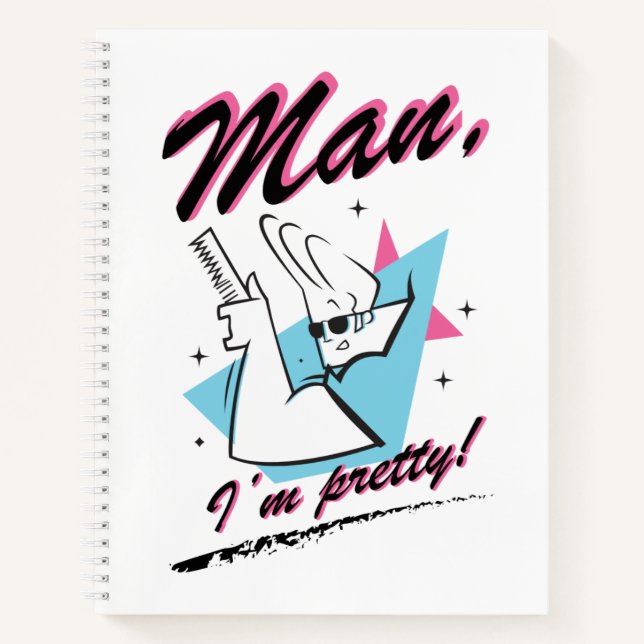 Johnny Bravo - Man I'm Pretty Retro Graphic Notebook (Front)