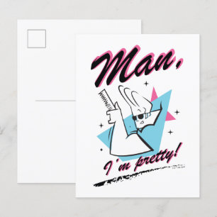 Johnny Bravo - Man I'm Pretty Retro Graphic Postcard
