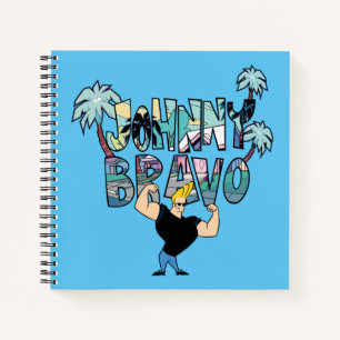 Johnny Bravo Palm Tree Name Notebook