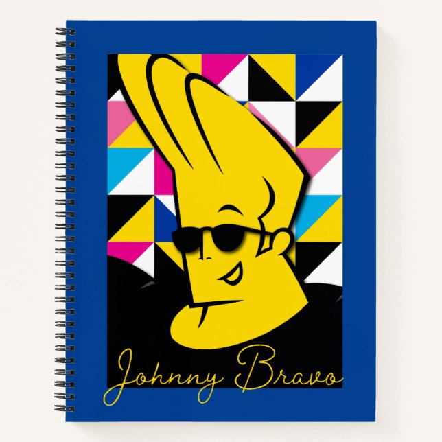 Johnny Bravo Pop Art Graphic Notebook (Front)