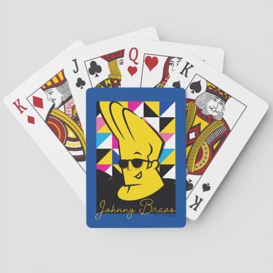 Johnny Bravo Pop Art Graphic Playing Cards Zazzle