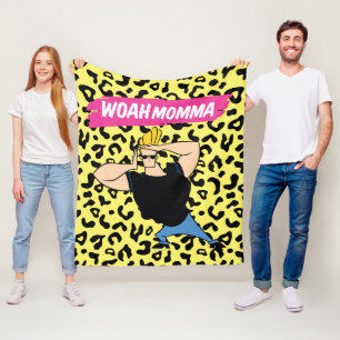 Johnny Bravo - Woah Momma Fleece Blanket