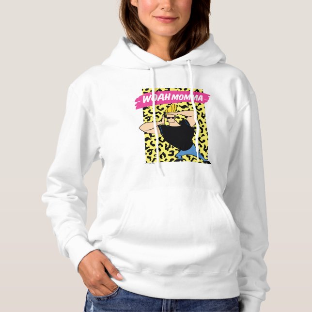 Johnny Bravo - Woah Momma Hoodie (Front)
