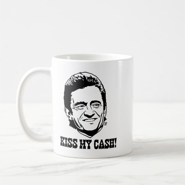 JOHNNY CASH  COFFEE MUG (Left)
