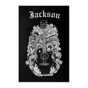 Johnny Cash Custom Wall Art