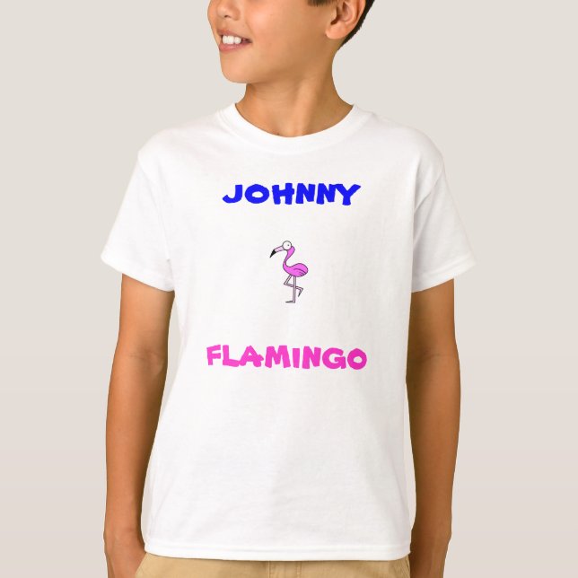 johnny flamingo T-Shirt (Front)