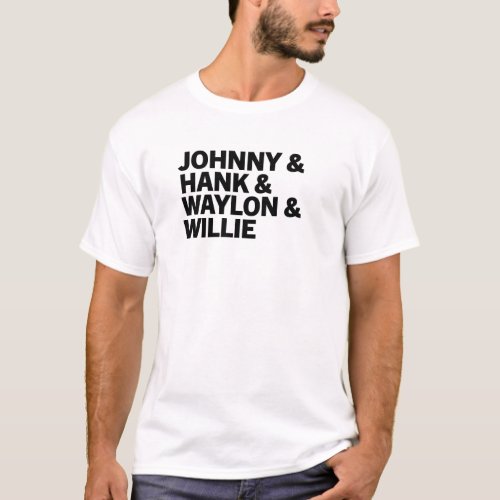 Johnny  Hank T_shirt