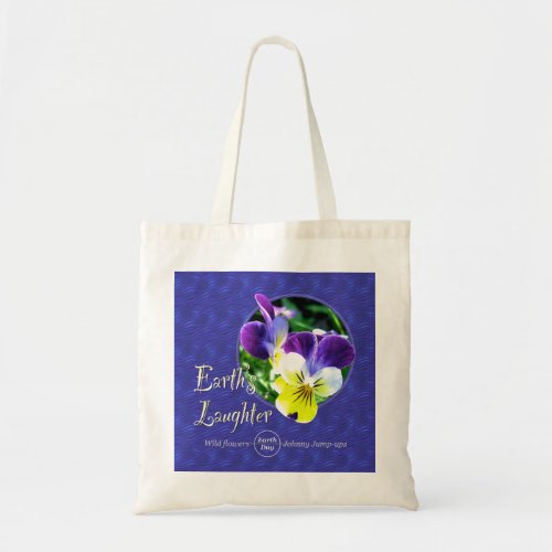 Johnny Jump_up Wildflower Earth Day Tote Bag