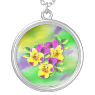 Johnny Jump-Ups Necklace