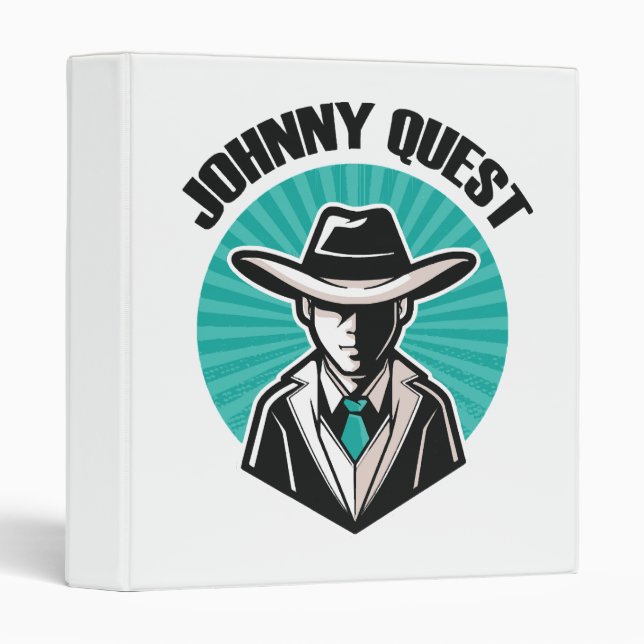 Johnny Quest 3 Ring Binder (Front/Spine)