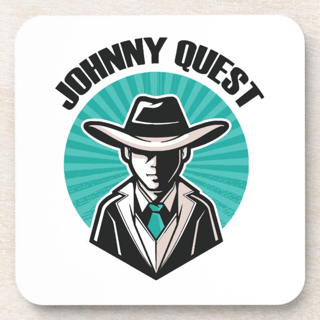 Johnny Quest Beverage Coaster (Front)