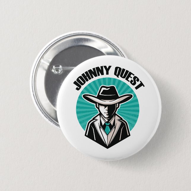 Johnny Quest Button (Front & Back)