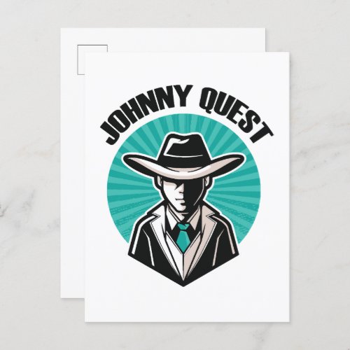 Johnny Quest Invitation Postcard
