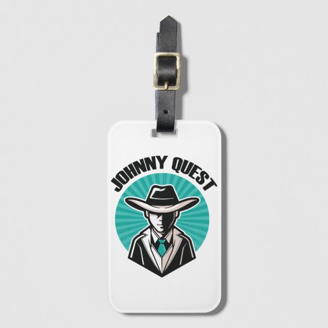 Johnny Quest Luggage Tag (Front Vertical)