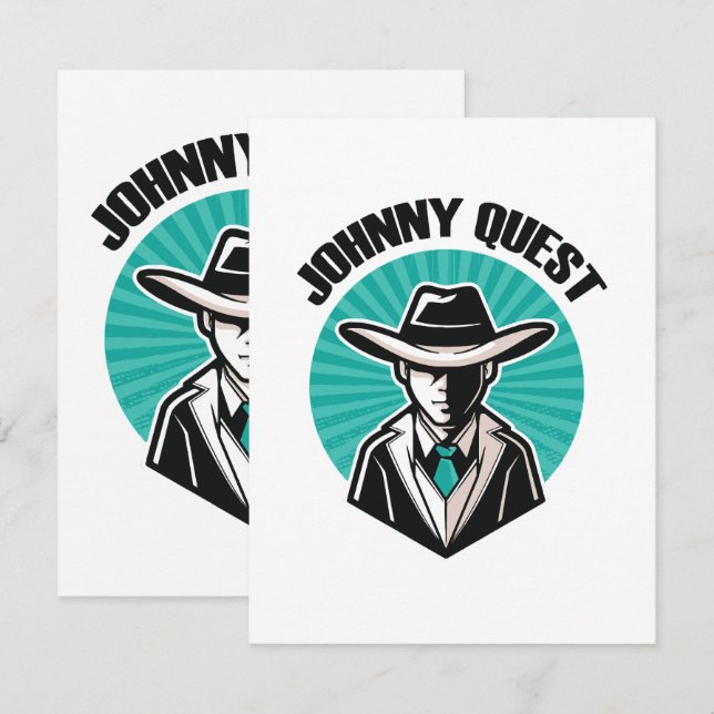 Johnny Quest Note Card (Front/Back)