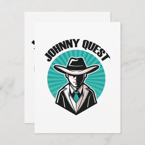 Johnny Quest Note Card