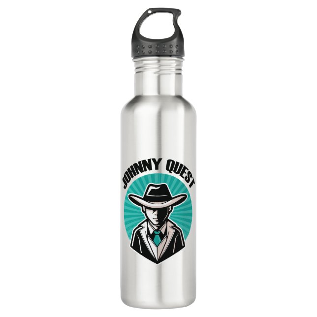 Johnny Quest Stainless Steel Water Bottle (Front)