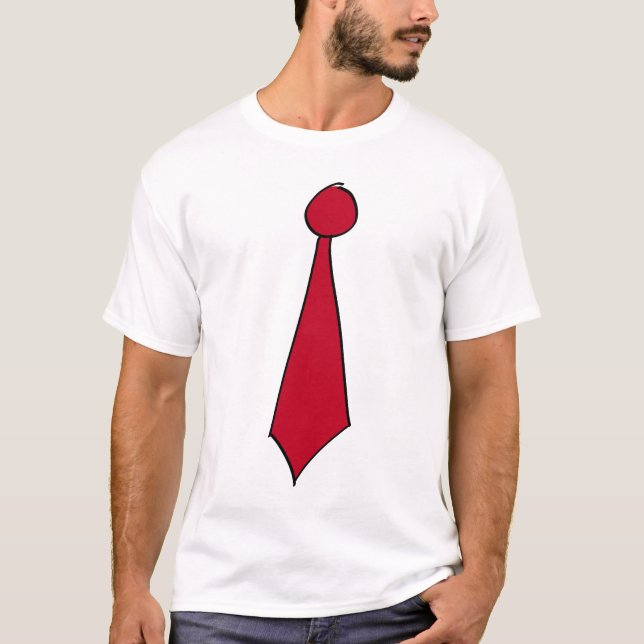 Johnny Scribble Tie T-Shirt (Front)