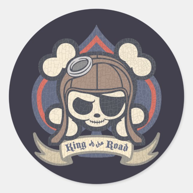 Johnny Spade Classic Round Sticker (Front)