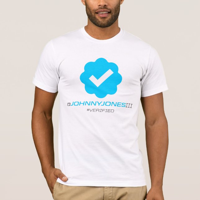 @JohnnyJonesIII - Verified T-Shirt (Front)