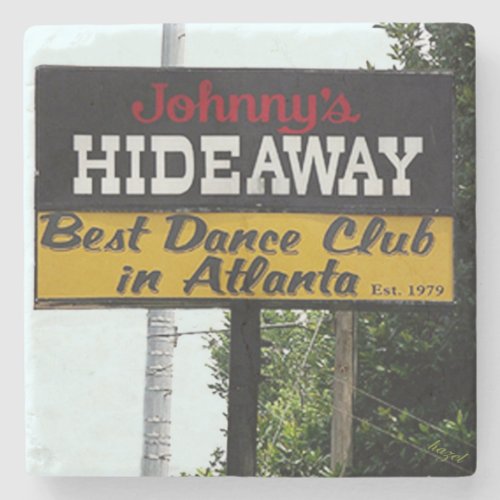 Johnnys Hideaway Atlanta Johnnys Hideaway Stone Coaster