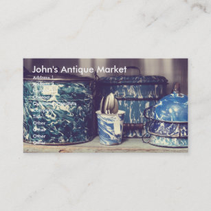 John's Antique Market Business Card
