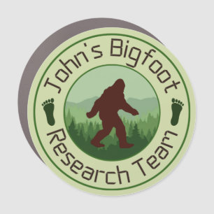 John's Bigfoot Research Team Car Magnet 
