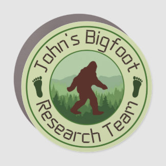 John's Bigfoot Research Team Car Magnet 