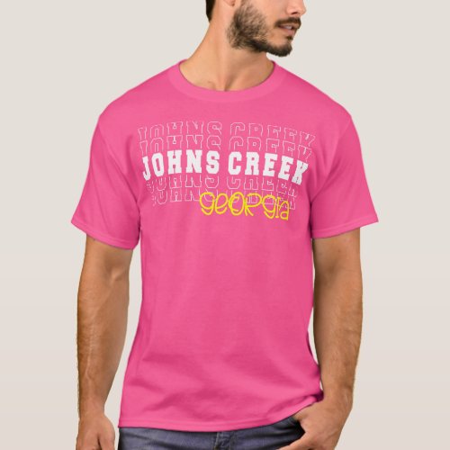 Johns Creek city Georgia Johns Creek GA T_Shirt