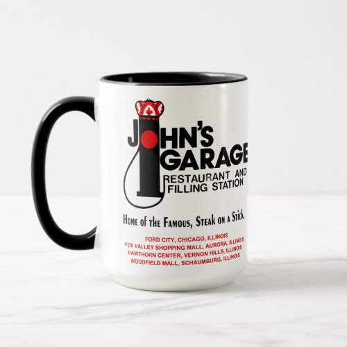 Johns Garage Restaurants in Illinois Mug