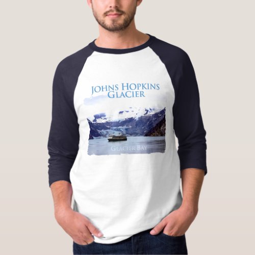 Johns Hopkins Glacier Basic 34 Sleeve Raglan T_Shirt